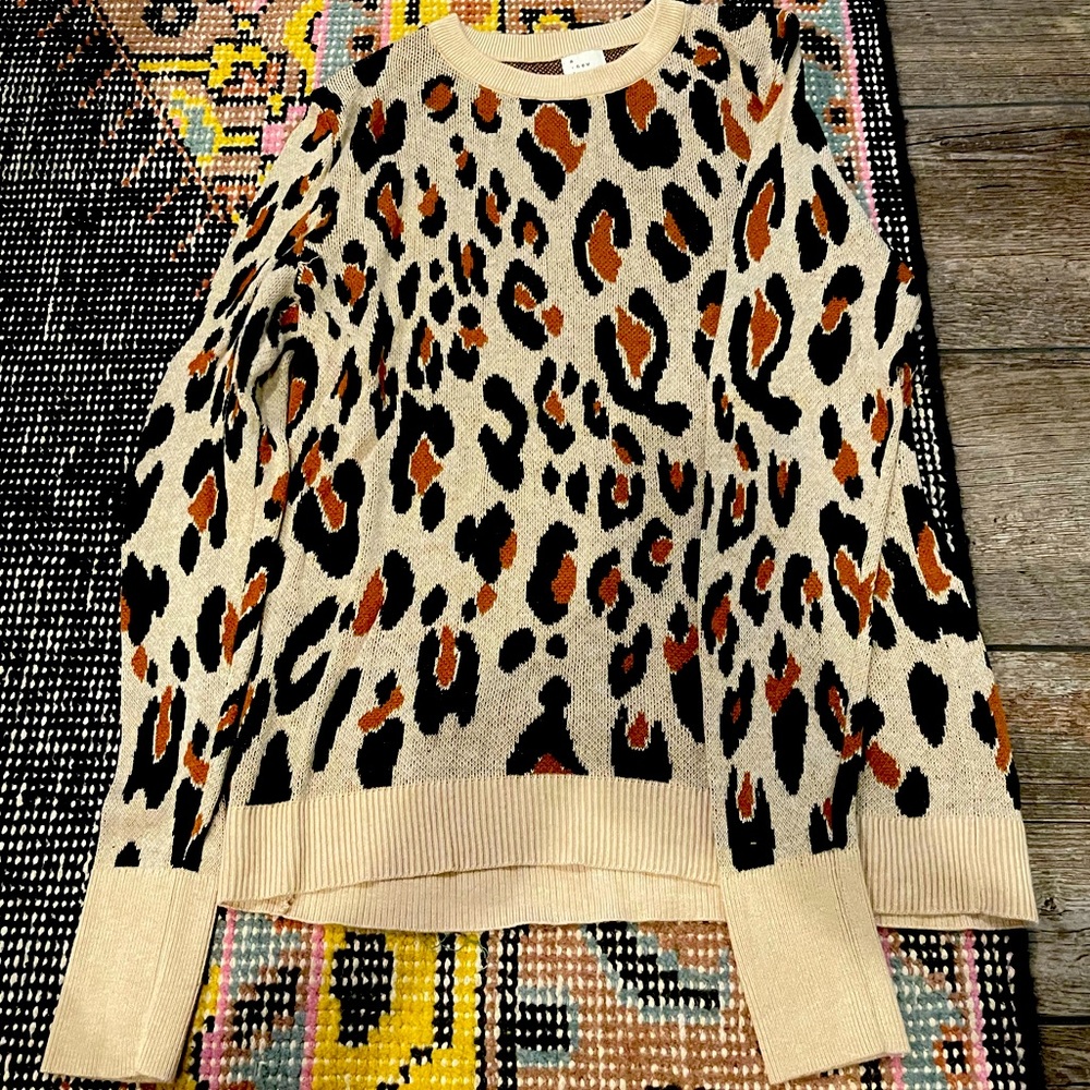 Animal Print Sweater